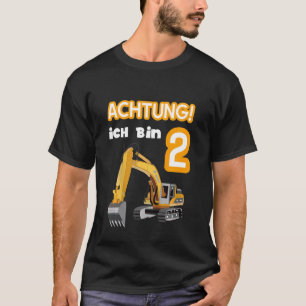 Camiseta Kids Achtung Ich Caixa Schon 2 Jahre Alt Mit Dem E