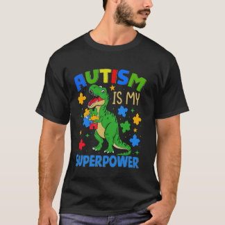 Camiseta Kids Autism Is My Superpower Funny Awareness Boy T