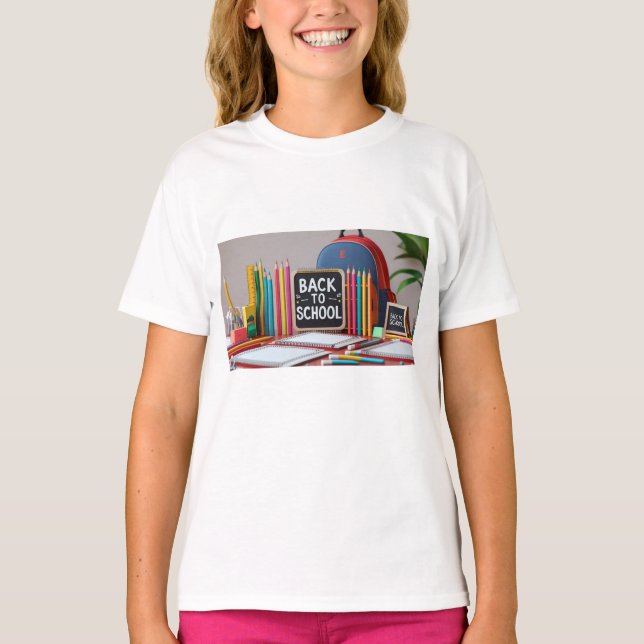 Camiseta Kids- Back To School Tee Shirt (Frente)