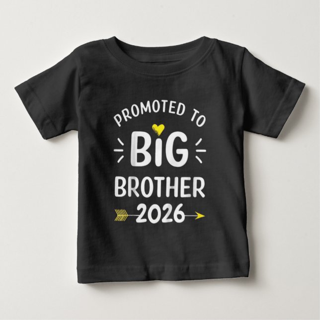 Camiseta Kids Big Brother 2026 Promoted To Big Brother 2026 (Frente)