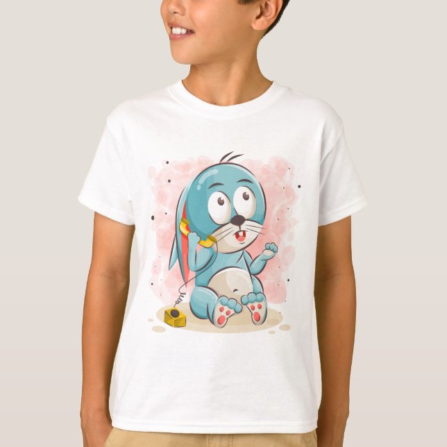 Camiseta Kids Bunny Tshirt (Frente)