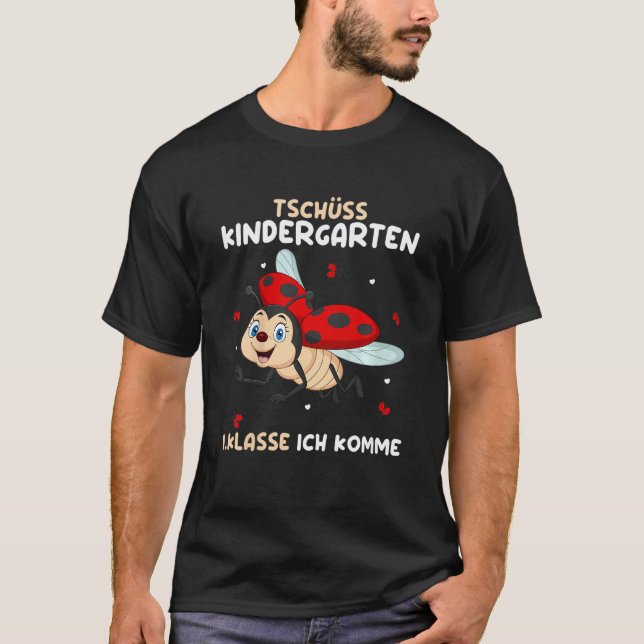 Camiseta Kids Bye Kindergarten Farewell Girls Ladybird Scho (Frente)
