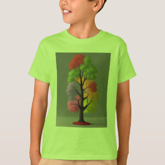 Camiseta "Kids' Cartoon Tree Jersey - Design divertido e di
