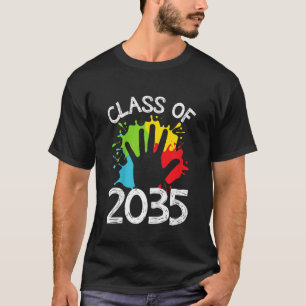 Camiseta Kids Class Of 2035 First Day Of Kindergarten Boys 