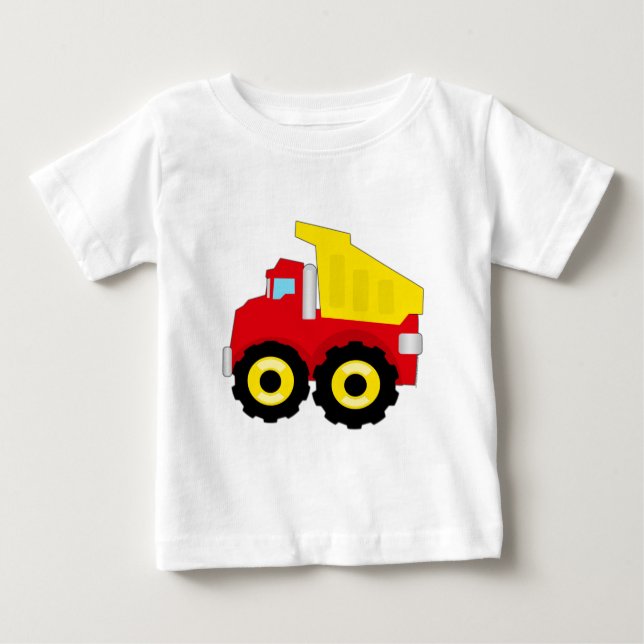 Camiseta Kids Construction Dumpcaminhão (Frente)