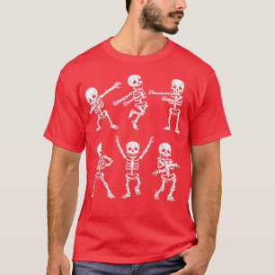 Camiseta Kids Dance of Death Macabre Skeleton 