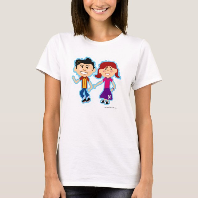 Camiseta Kids de Salto de meias (Frente)