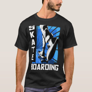 Camiseta Kids de skateboard de skate de rua