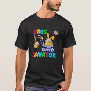 Camiseta Kids Eggscavator Happy Easter  Excavator Hunting E