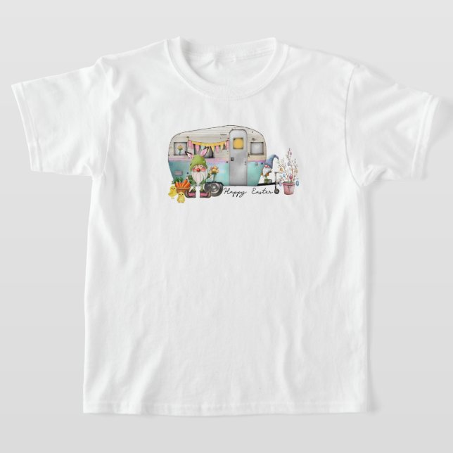 Camiseta Kids Feliz Páscoa (Postura )