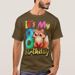 Camiseta Kids Fo 8th Birthday 8 Years Old Fo Birthday 