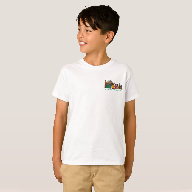 Camiseta KIDS forçam a equipe de proteção do trabalhador (Frente Completa)