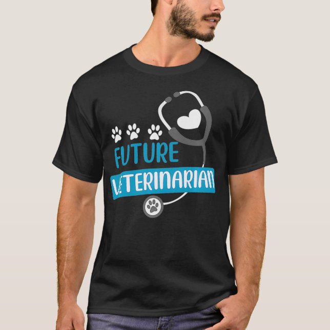 Camiseta Kids Future Veterinarian Gift Vet Costume (Frente)