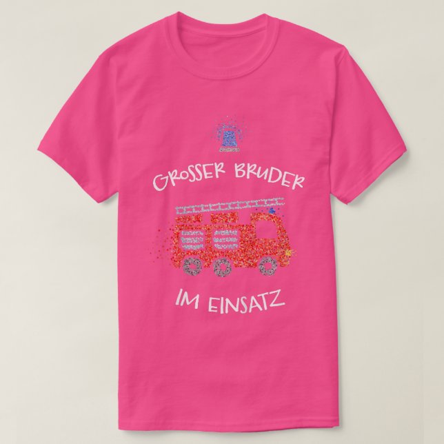 Camiseta Kids Grosser Bruder Fireman (Frente do Design)