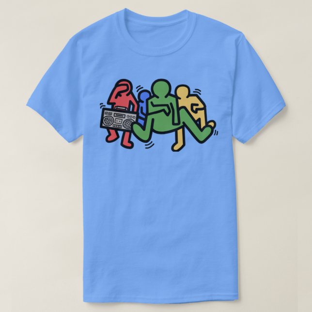 Camiseta KIDS Haring (Frente do Design)