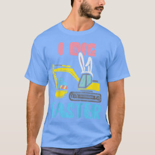 Camiseta Kids I Dig Easter Digger Cute Bunny Ecavator Boys