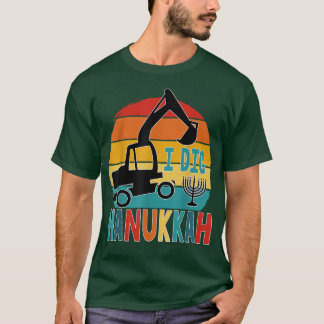 Camiseta Kids I Dig Hanukkah Ecavator Construction Toddler