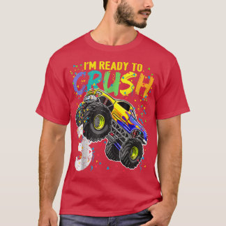 Camiseta Kids I'm Ready to Crush 3 Monster Truck 3rd Birthd