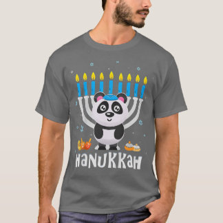 Camiseta Kids Jewish Panda Hanukkah s for Girls Boys Cute H
