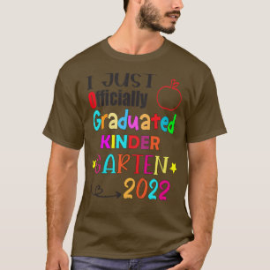 Camiseta Kids KIDS I Officially Graduated Kindergarten Grad