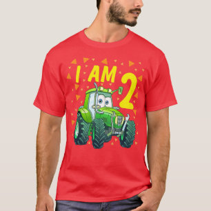 Camiseta Kids Kids Tractor 2nd birthday son farmer 2 years