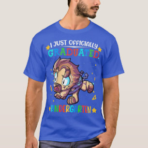 Camiseta Kids Lion I Oficialmente Graduado Formando de jard