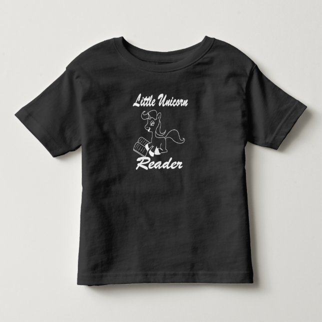 Camiseta Kids Little Unicorn Reader White Logo Tee (Frente)