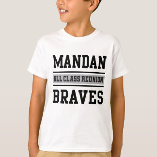 Camiseta Kids Mandan Braves All Class Reunion