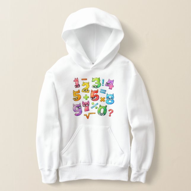 Camiseta Kids Maths Numbers Moletom | Dia dos Números Reino (Postura )