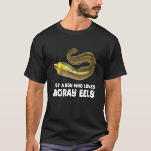 Camiseta Kids Moray Eel Roupa Para Boy Love Sea Animal