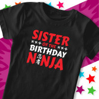 Kids Ninja Party Karate Sister de Birthday Ninja