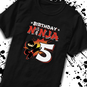 Camiseta Kids Ninja - Presente de Festa de aniversário - 5