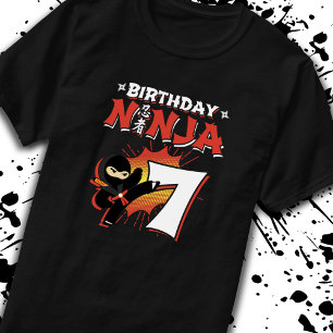 Camiseta Kids Ninja - Presente de Festa de aniversário - 7 