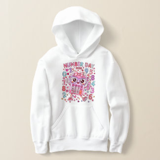 Camiseta Kids Number Day Hoodie | Colourful Maths Numbers
