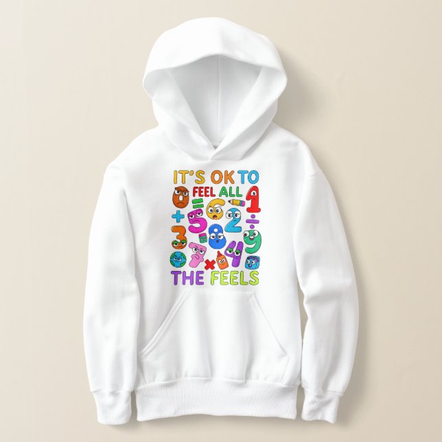 Camiseta Kids Number Day Hoodie | Maths and Feelings (Postura )