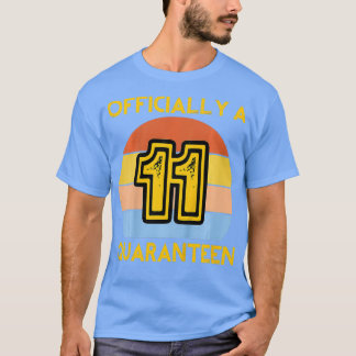 Camiseta Kids Officially A Eleven Quaranteen Funny 11th Bir
