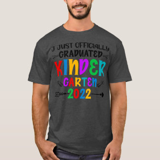 Camiseta Kids Officially Graduated Kindergarten Class Of 20