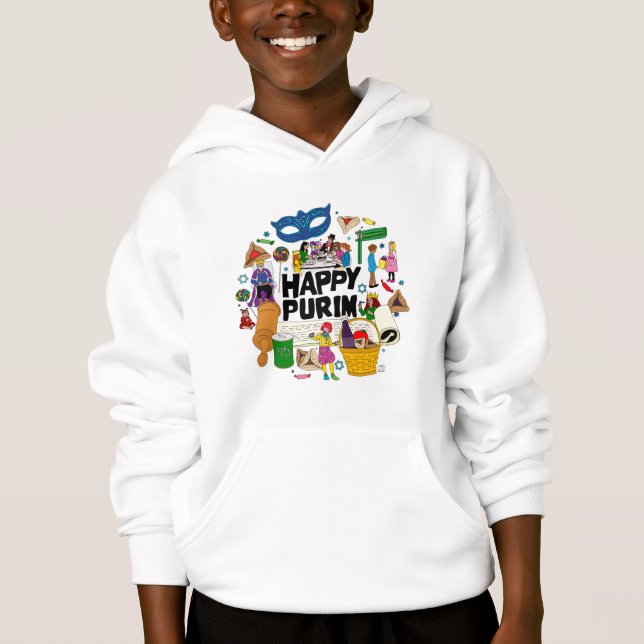 Camiseta Kids Purim Sweatshirt (Frente)