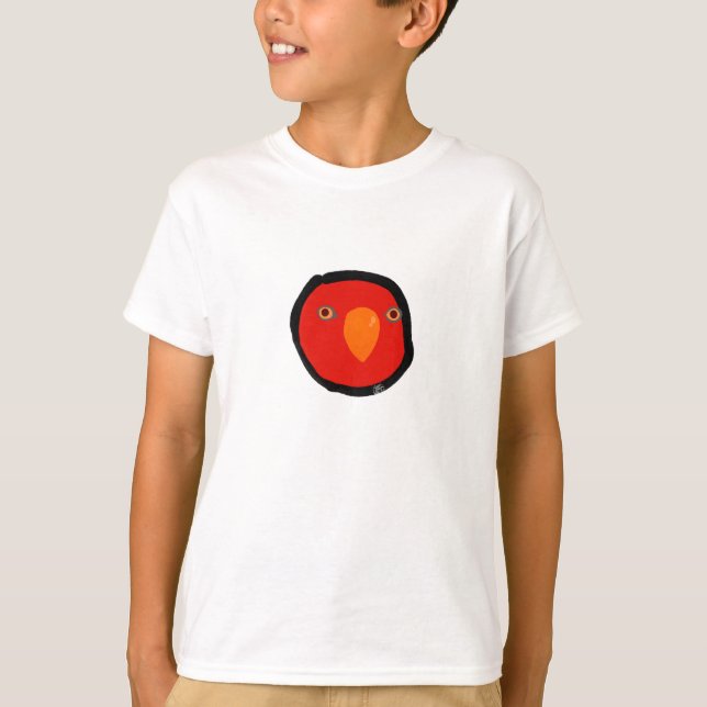 Camiseta KIDS Red Birb "GUMI" (Frente)