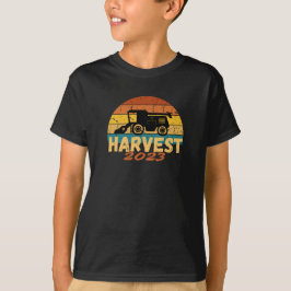 Camiseta Kids Retro Style Harvest Tshirt, Farmers Combina