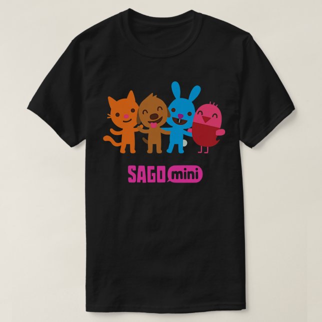 Camiseta Kids Sago Mini Friends  (Frente do Design)