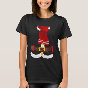 Camiseta Kids Santa Claus Costume Roupa Xma