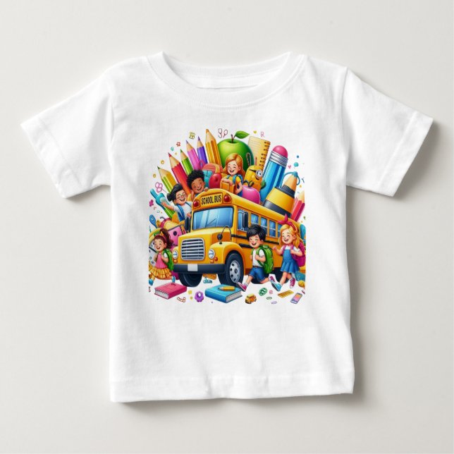 Camiseta Kids & School Bus Back to School Bash (Frente)
