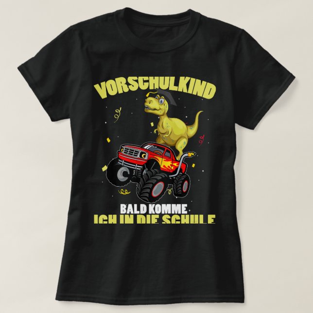 Camiseta Kids Schulkind Schulanfang (Frente do Design)
