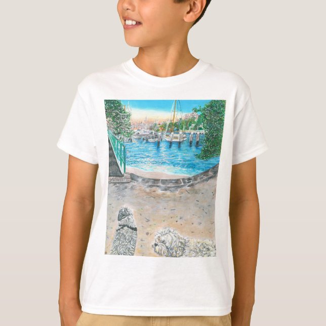 camiseta kids Secret Beach (Frente)