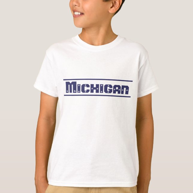 Camiseta Kids Shirt-Michigan (Frente)