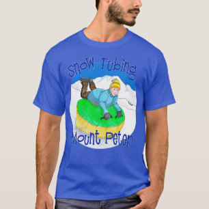 Camiseta Kids Snow Tubing no Monte Peter Nova York
