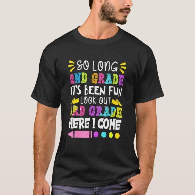 Camiseta Kids So Long 2nd Grade Its Been Fun (Frente)