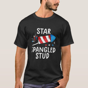 Camiseta Kids Star Spangled Study T Engraçado 4 De Julho S 