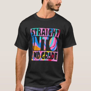 Camiseta Kids Straight into 2nd grade Student schoolgirl  